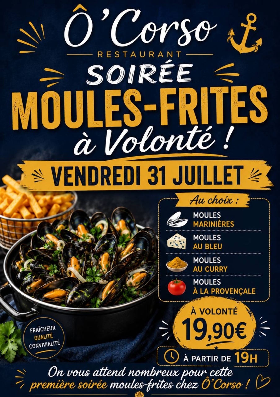 évènements - Ô Corso - restaurant FIRMINY - bien manger FIRMINY